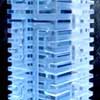 Transdimensional Chartres Labyrinth Monolith (acrylic)
